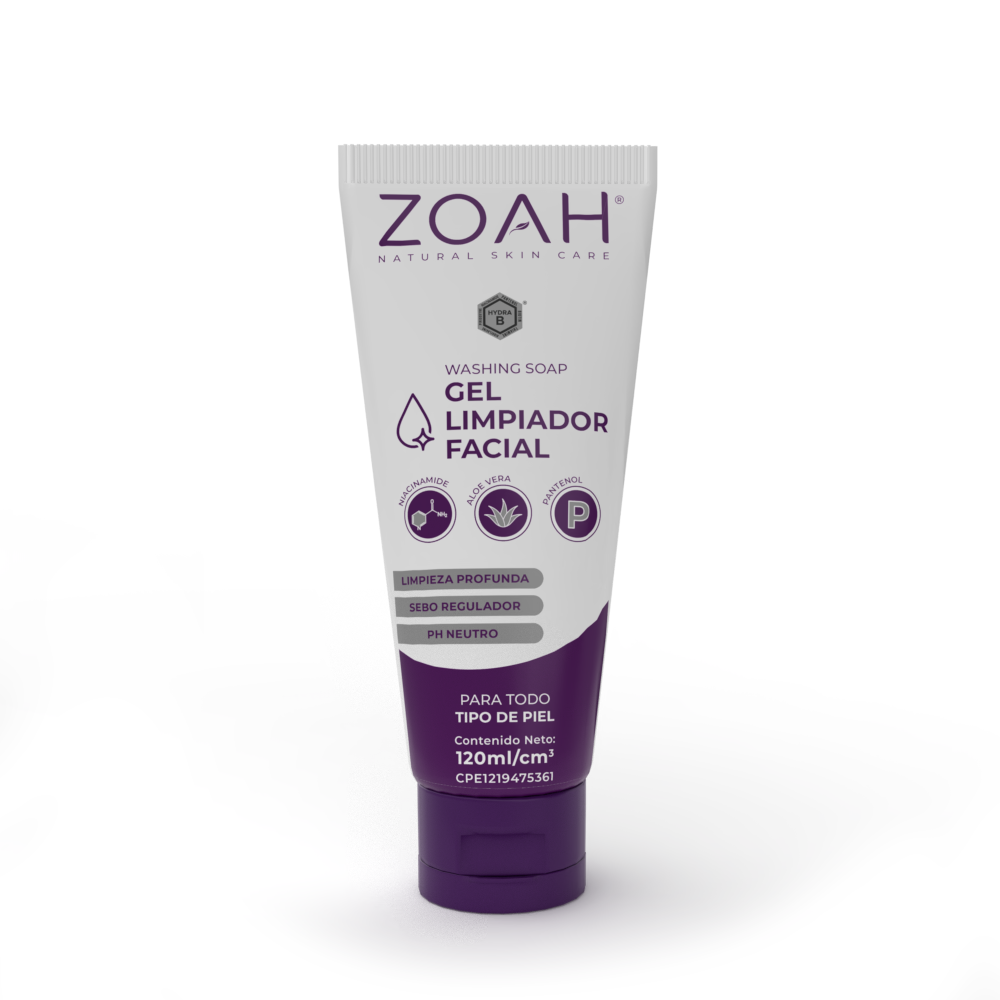 GEL LIMPIADOR FACIAL ZOAH 120ML