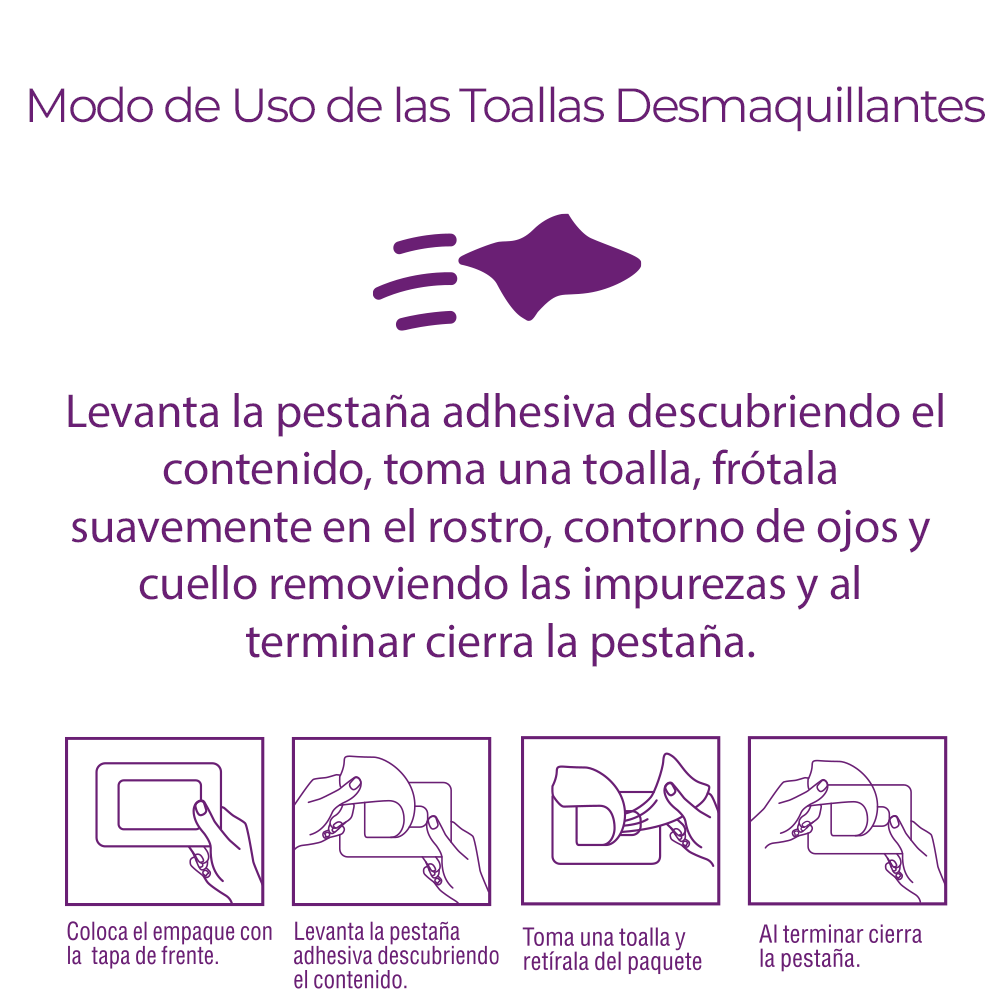 TOALLAS DESMAQUILLANTES ZOAH