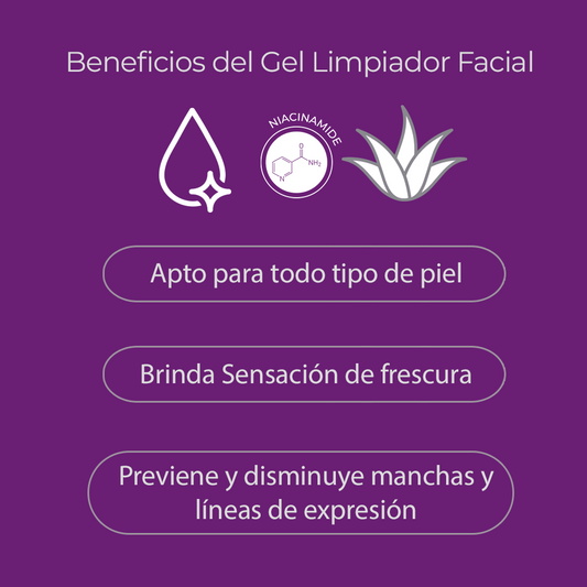 GEL LIMPIADOR FACIAL ZOAH 120ML