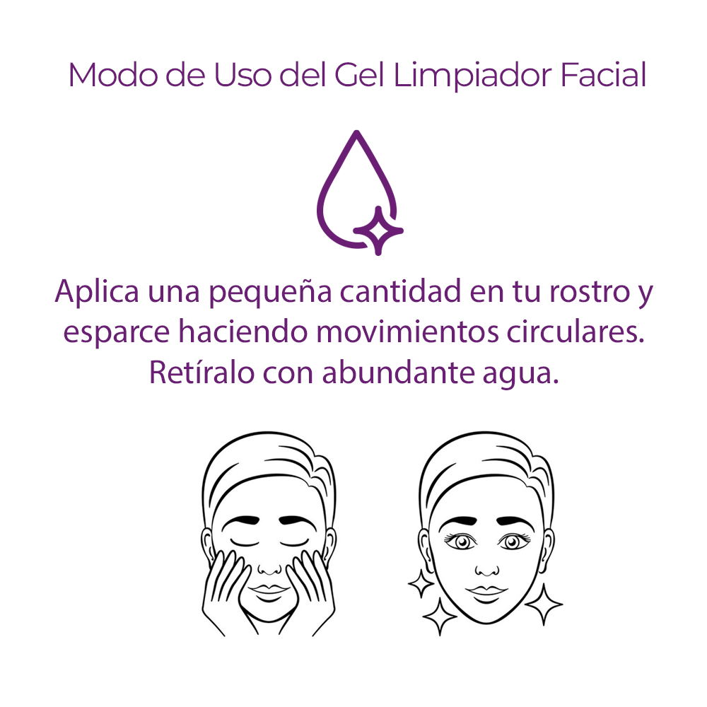 GEL LIMPIADOR FACIAL ZOAH 120ML