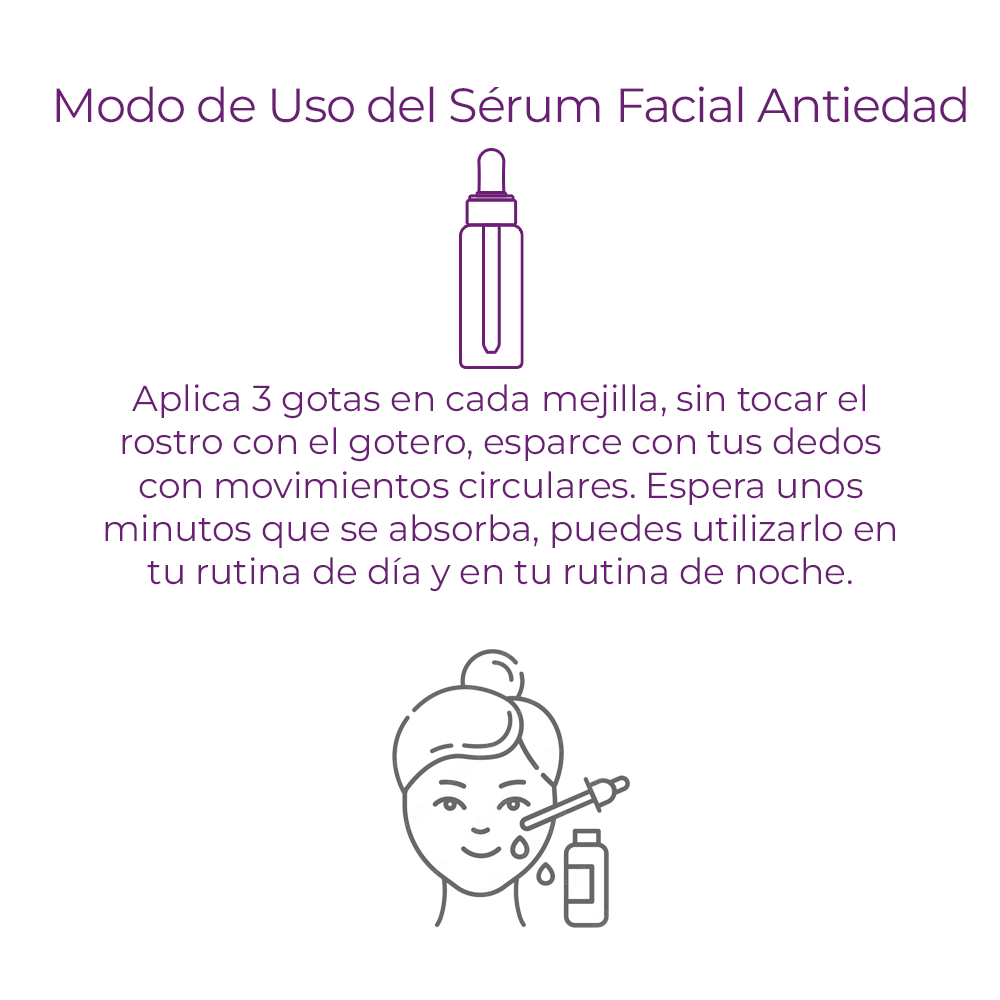 SERUM FACIAL ANTIEDAD ZOAH 30ML