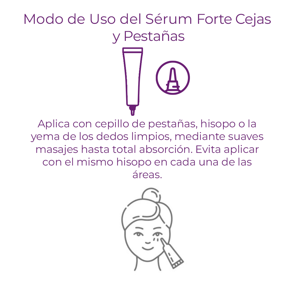 SERUM FORTE PARA CEJAS Y PESTAÑAS ZOAH 15ML