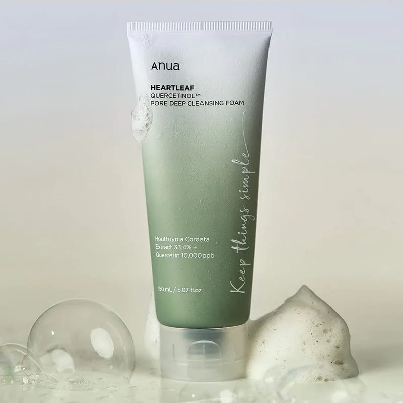 LIMPIADOR ANUA HEARTLEAF QUERCETINOL PORE DEEP CLEANSING FOAM