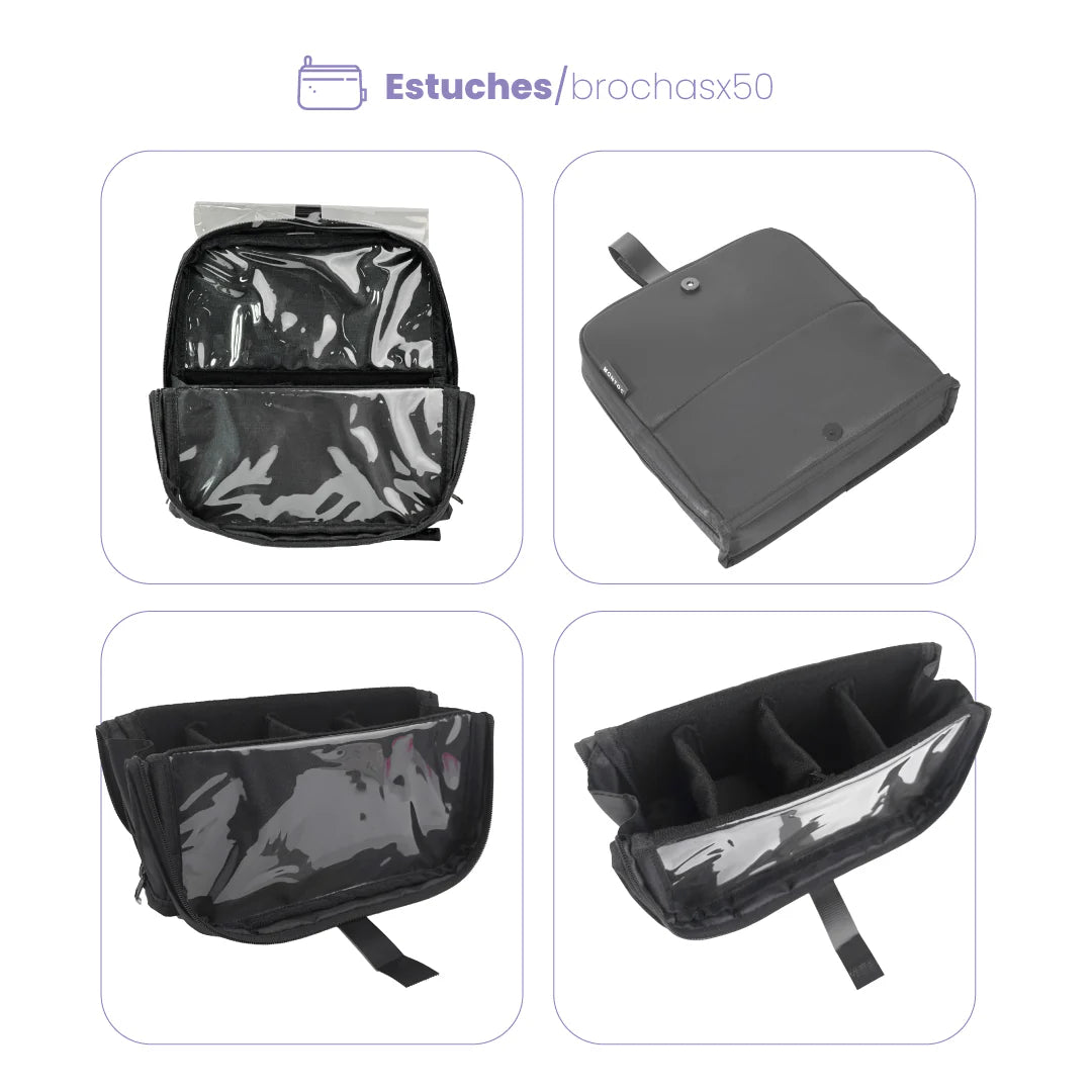 KIT PROFESIONAL BROCHAS 50 UND MONTOC