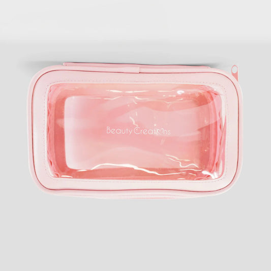 PORTACOSMETICOS CLEARLY PINK BEAUTY CREATIONS