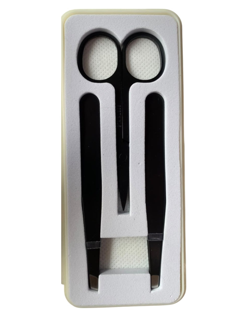 SET DE PINZAS Y TIJERA PARA CEJAS