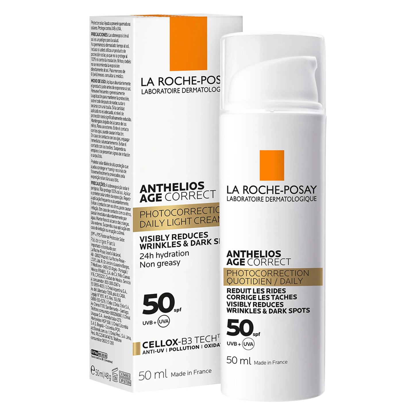 PROTECTOR SOLAR ANTHELIOA AGE CORRET 50 SPF LA ROCHE-POSAY 50ML