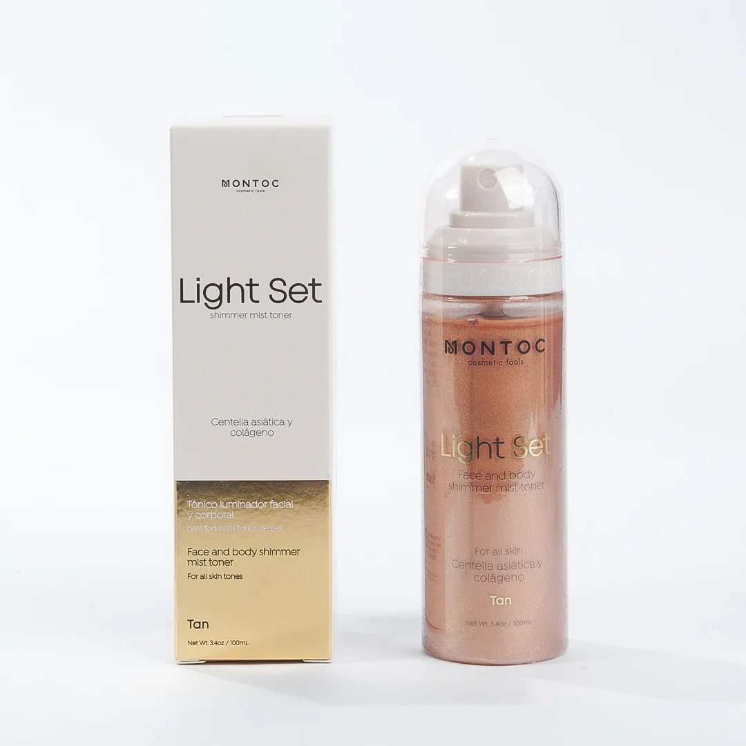 SHIMMER MIST TONER LIGTH SET MONTOC