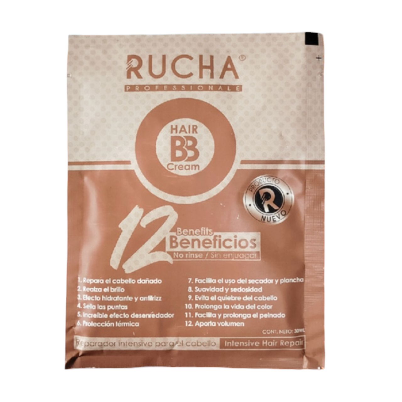 PROTECTOR TERMICO RUCHA HAIR BB CREAM SACHE