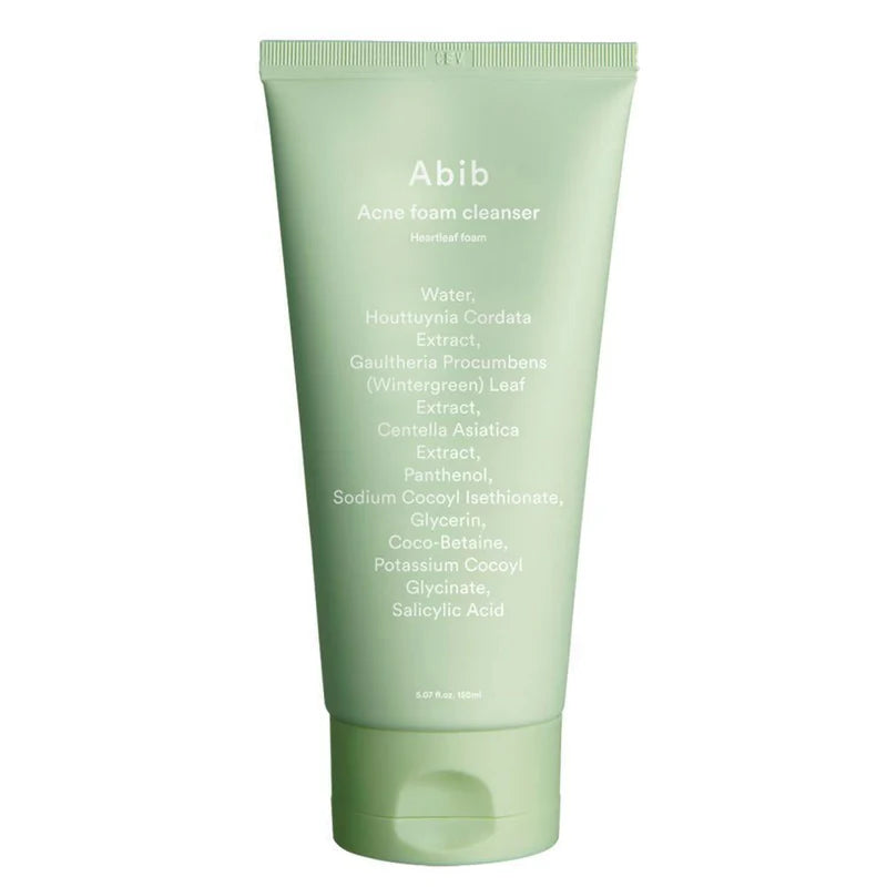 ESPUMA LIMPIADORA PARA EL ACNE HEARTLEAF ABIB