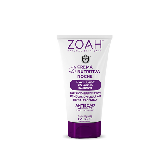 CREMA NUTRITIVA NOCHE ZOAH 50ML