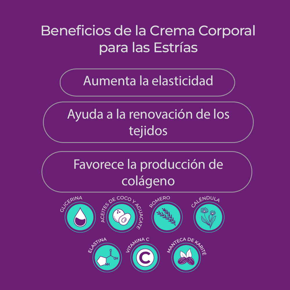 CREMA CORPORAL PARA LAS ESTRÍAS ZOAH 400 ML