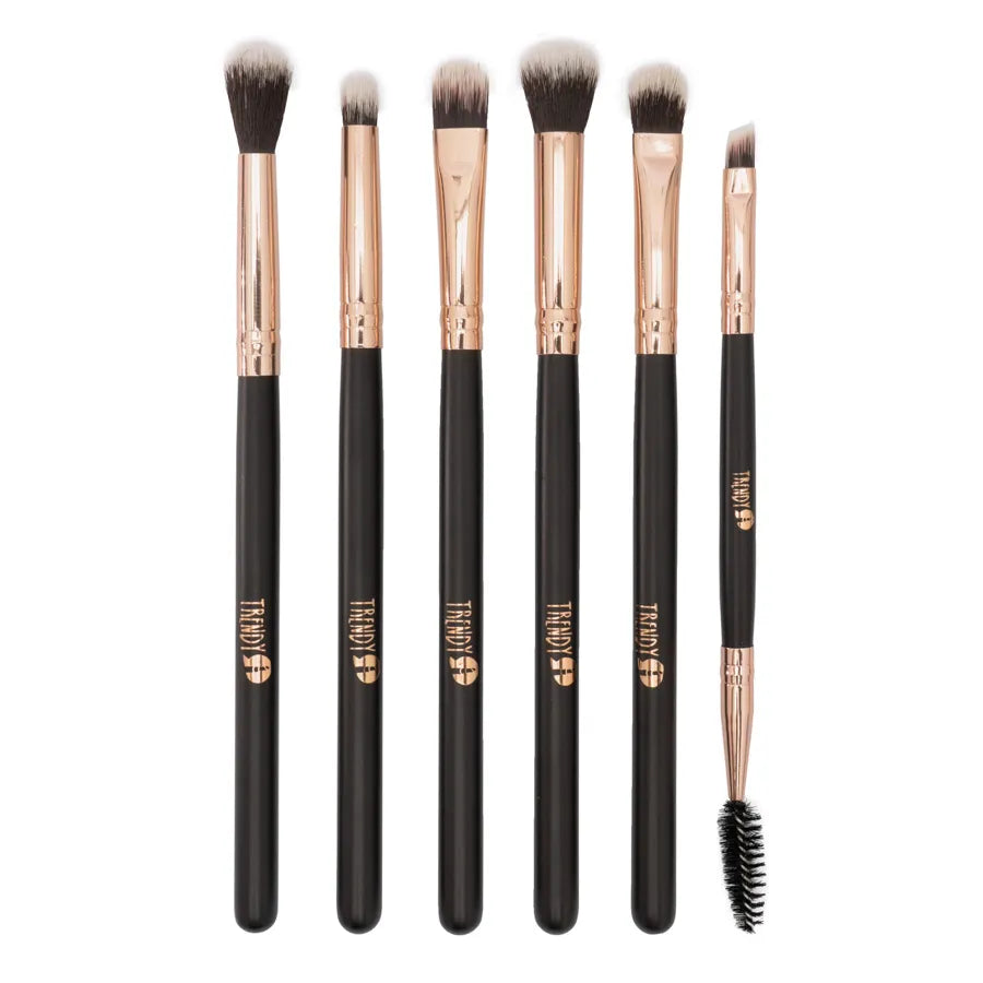 KIT DE BROCHAS NEGRO CLASICO 12 UND TRENDY