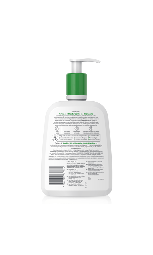 LOCION HIDRATANTE PARA PIEL NORMAL A SECA CETAPHIL 473ML