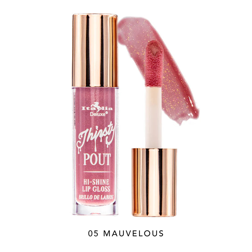 THIRSTY POUT HI SHINE LIP GLOSS ITALIA DELUXE