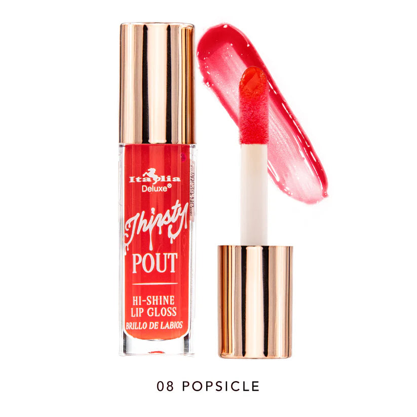 THIRSTY POUT HI SHINE LIP GLOSS ITALIA DELUXE