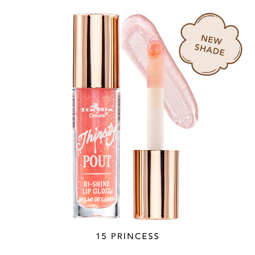 THIRSTY POUT HI SHINE LIP GLOSS ITALIA DELUXE