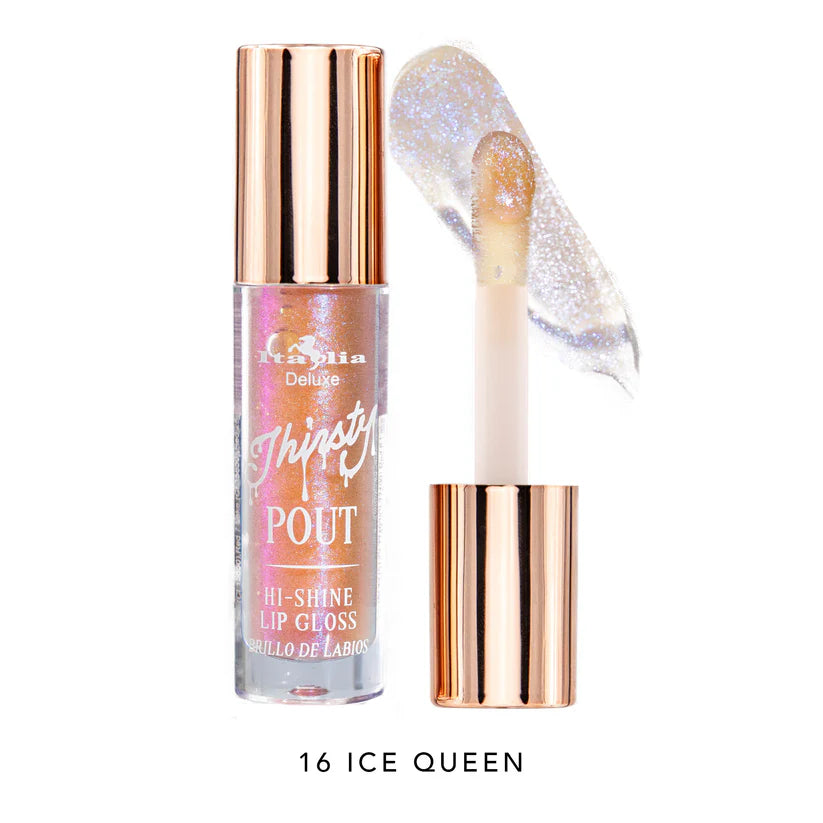 THIRSTY POUT HI SHINE LIP GLOSS ITALIA DELUXE