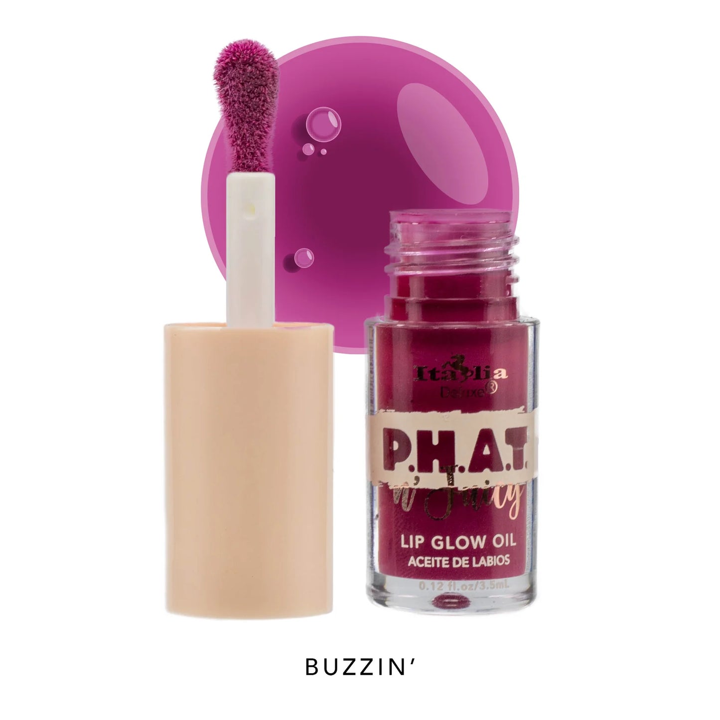 ITALIA DELUXE P.H.A.T LIP GLOW OIL