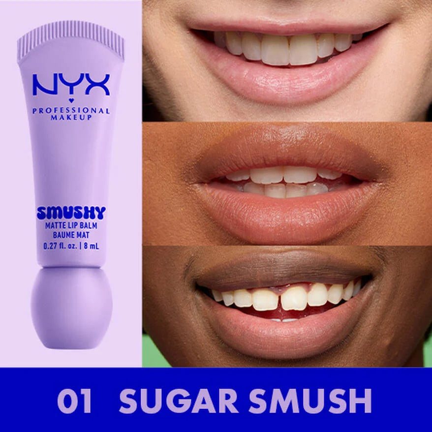 BALSAMO LABIAL MATE CON COLOR SMUSHY NYX