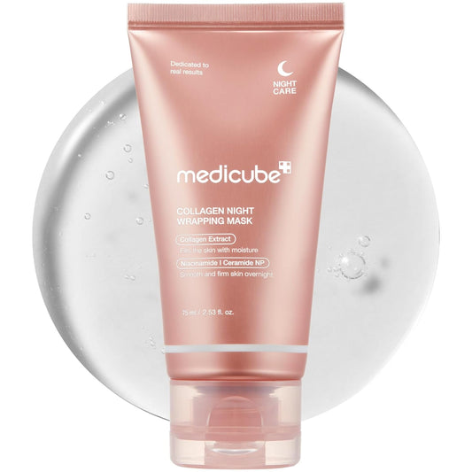 MASCARILLA FACIAL DE COLAGENO PARA USO NOCTURNO MEDICUBE