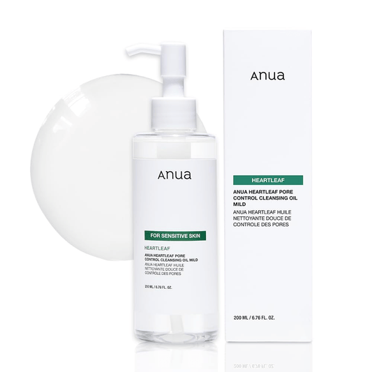 ANUA HEARTLEAF PORE CONTROL CLEANSING OIL MILD FOR SENSITIVE SKIN