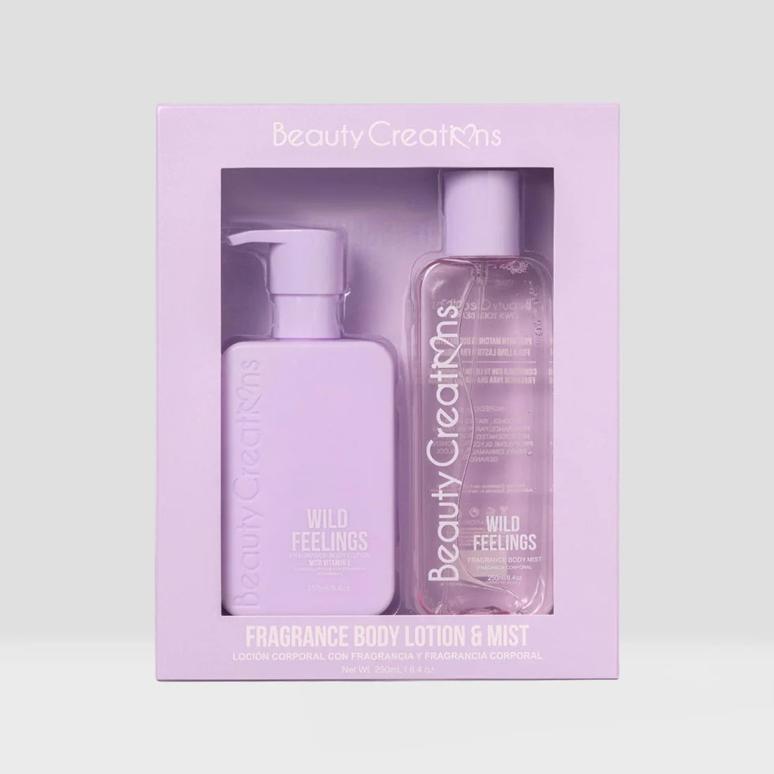 SET LOCION Y FRAGANCIA BEAUTY CREATIONS