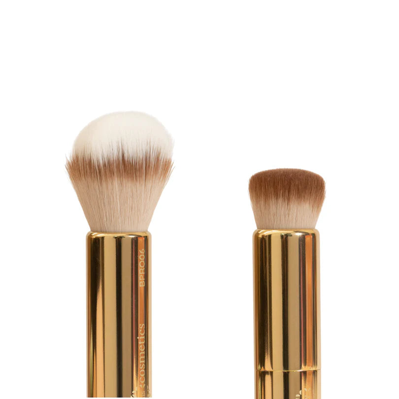 BROCHA DOBLE PARA ROSTRO MIIS COSMECTICS