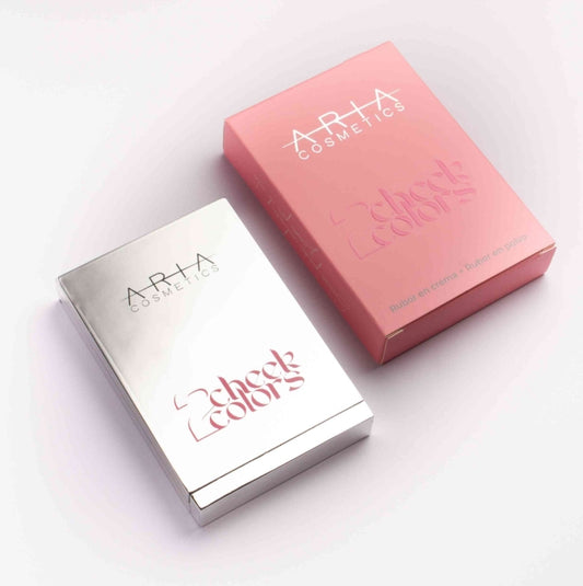 RUBOR 2 CHEEK COLORS DOBLE FORMULA ARIA COSMETICS