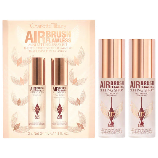 CHARLOTTE TILBURY AIRBRUSH FLAWLESS SETTING SPRAY SET MINI