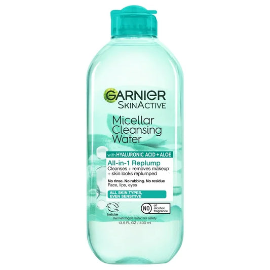 MICELLAR CLEANSING WATER HYALURONIC ACID + ALOE GARNIER 400 ML