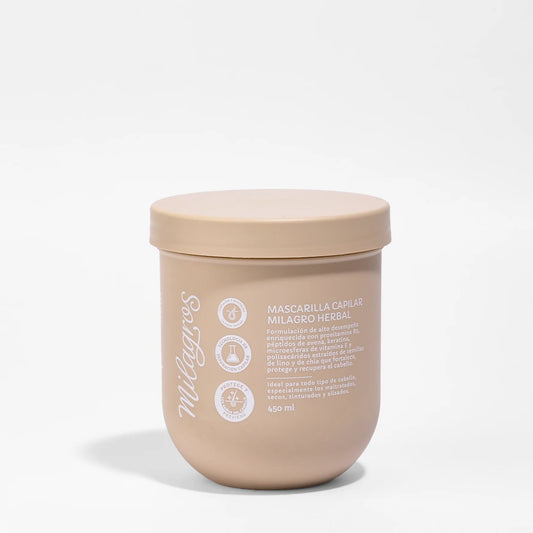 MASCARILLA CAPILAR HERBAL MILAGROS 450 ML