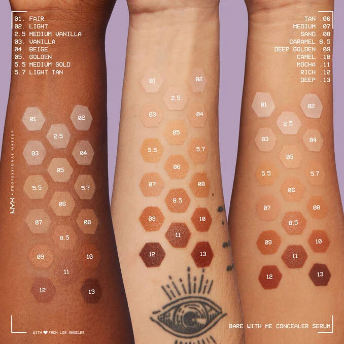 CONCEALER SERUM BARE WITH ME NYX