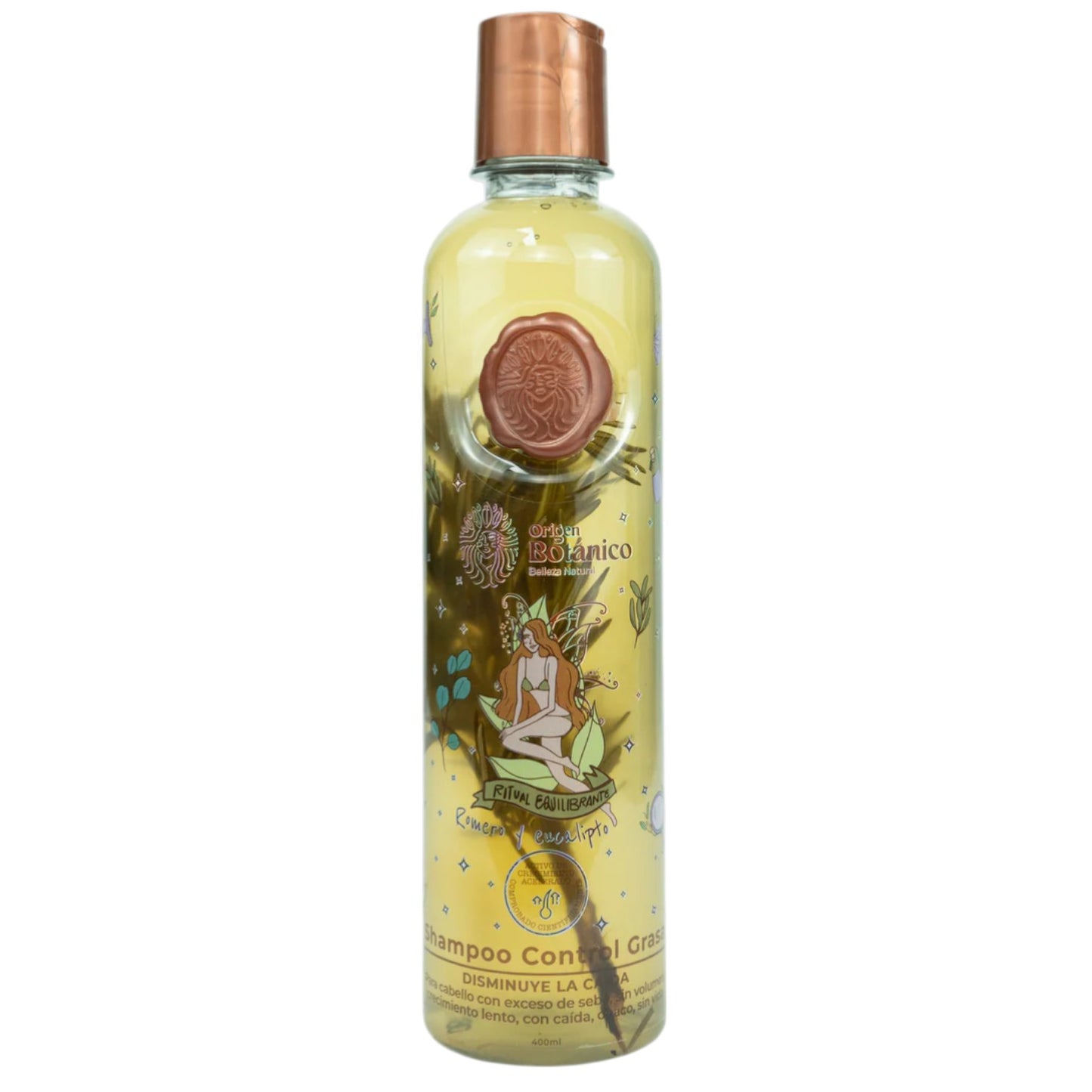 SHAMPOO CONTROL DE GRASA ROMERO ORIGEN BOTANICO 400 ML