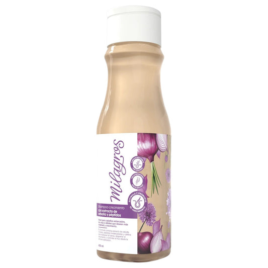 SHAMPOO CRECIMIENTO CON EXTRACTO DE CEBOLLA Y PEPTIDOS MILAGROS