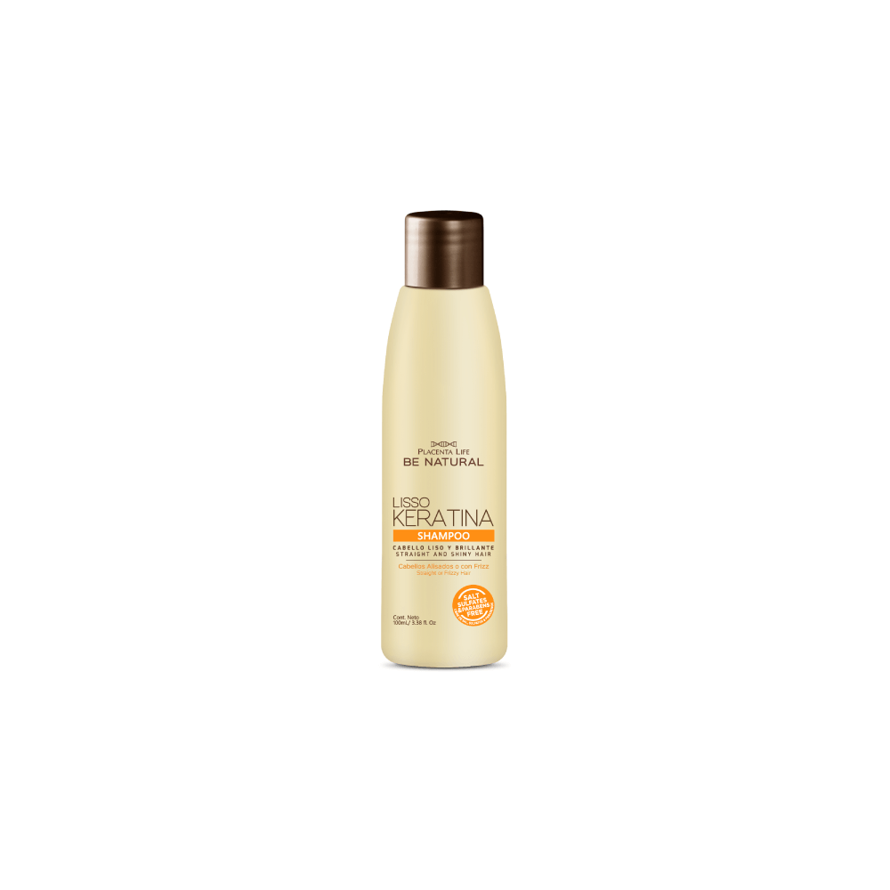 SHAMPOO LISO KERATINA BE NATURAL 100 ML