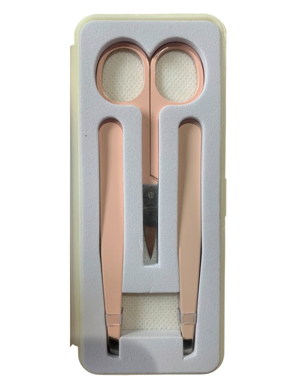 SET DE PINZAS Y TIJERA PARA CEJAS