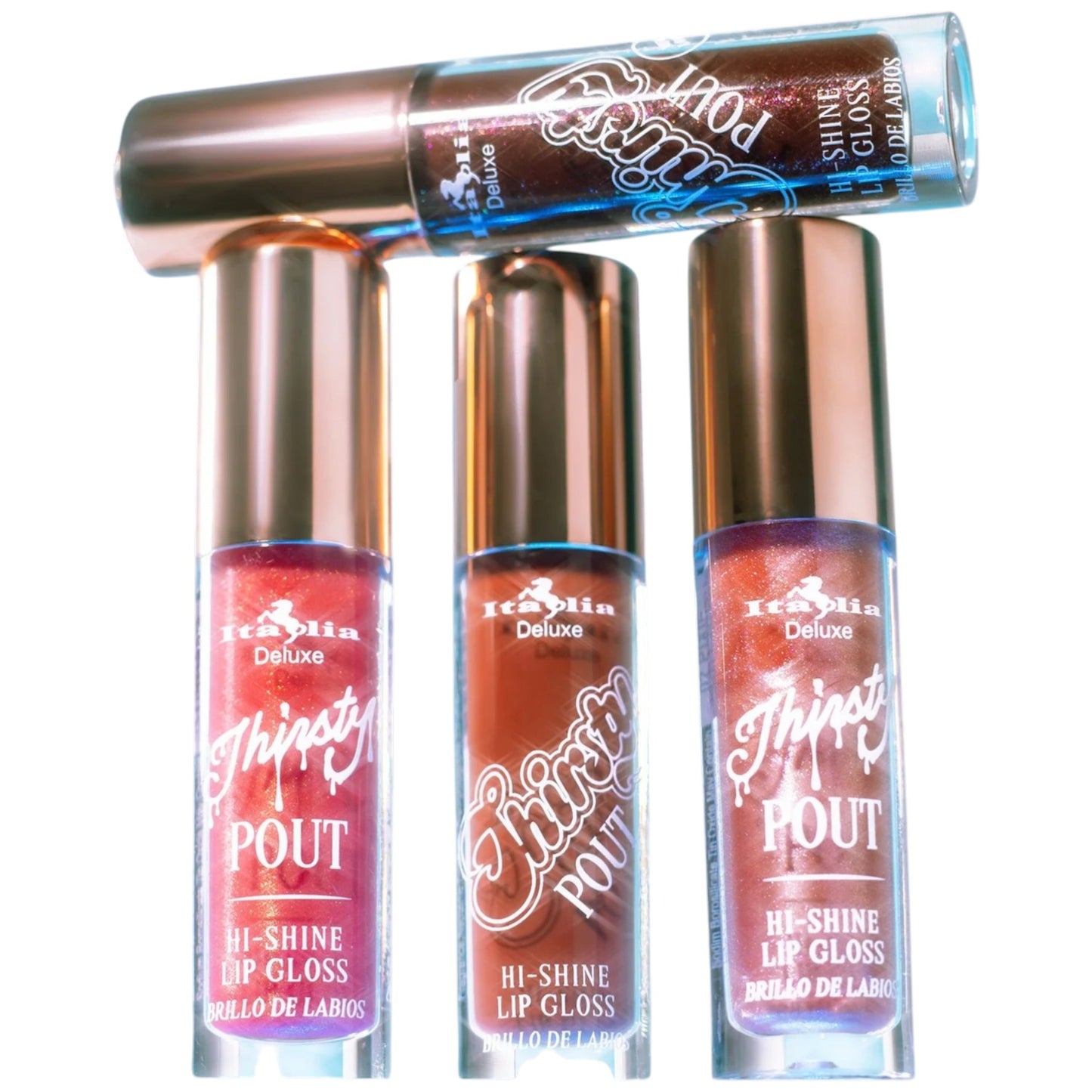THIRSTY POUT HI SHINE LIP GLOSS ITALIA DELUXE