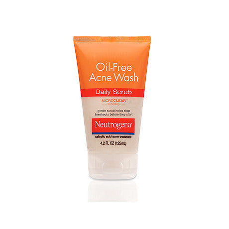OIL-FREE ACNE WASH DAILY SCRUB NEUTROGENA 124ml