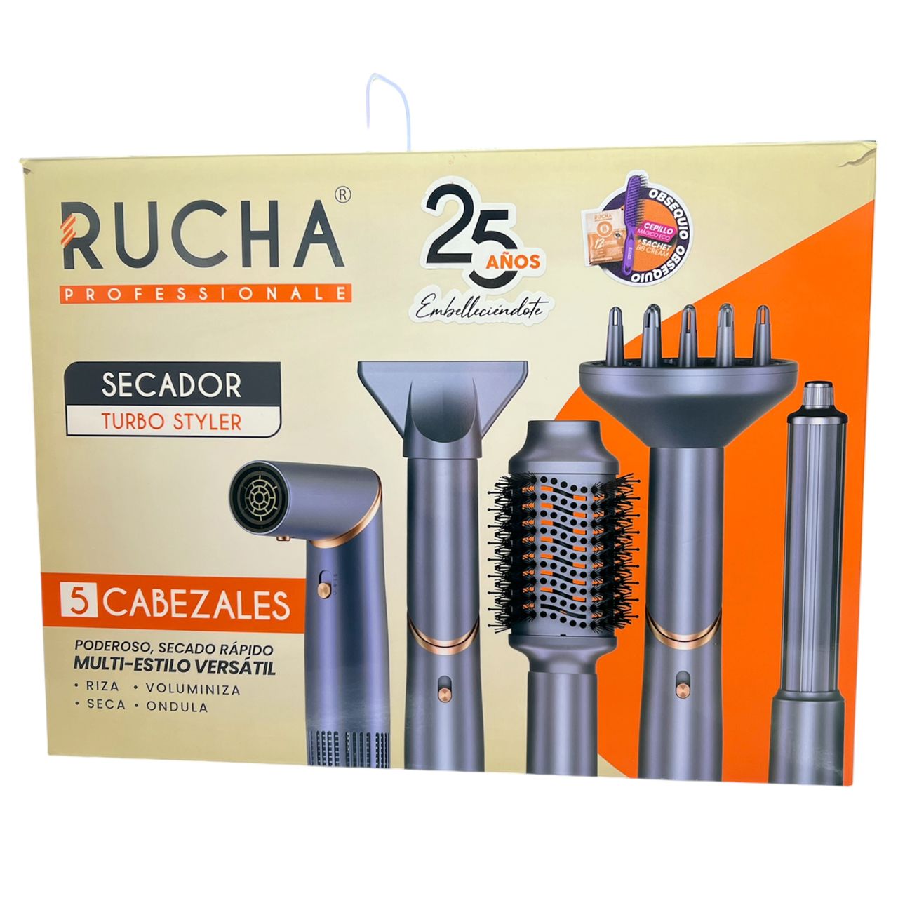 SECADOR TURBO STYLER 5 CABEZALES RUCHA