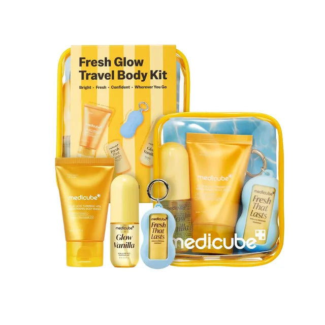 KIT VIAJERO CORPORAL MEDICUBE FRESH GLOW