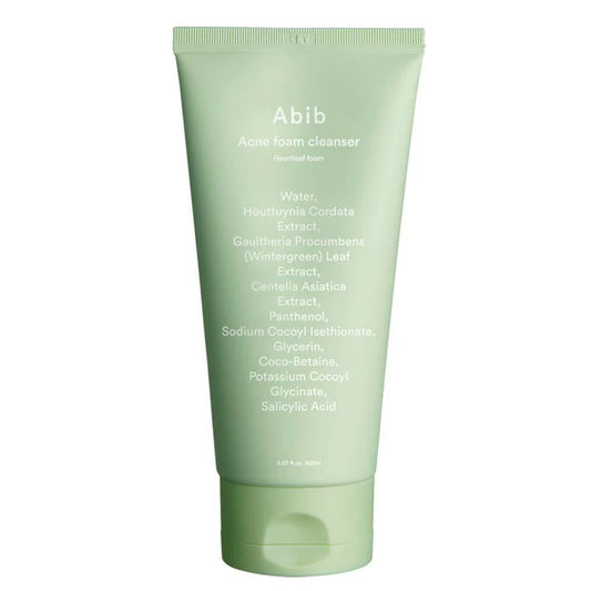 ESPUMA LIMPIADORA PARA EL ACNE HEARTLEAF ABIB