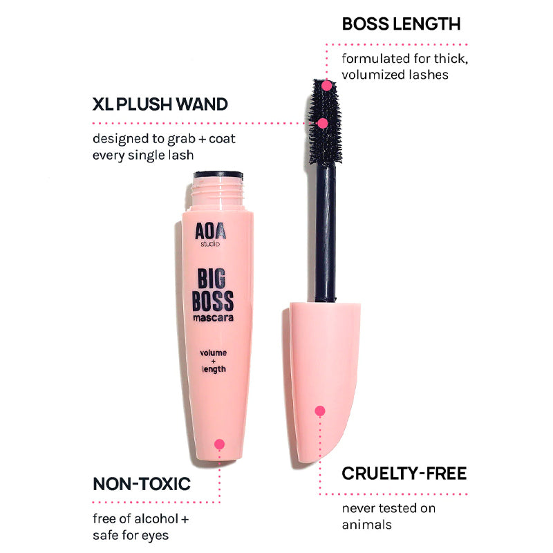 MASCARA BIG BOSS VOLUME + LENGTH AOA