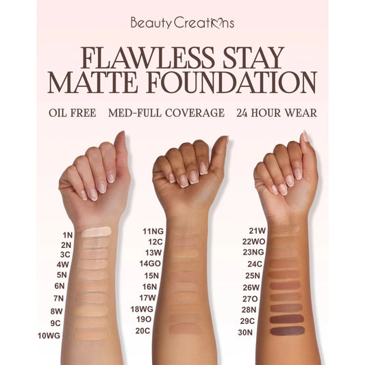 BASE FAWLESS STAY MATTE BEAUTY CREATIONS