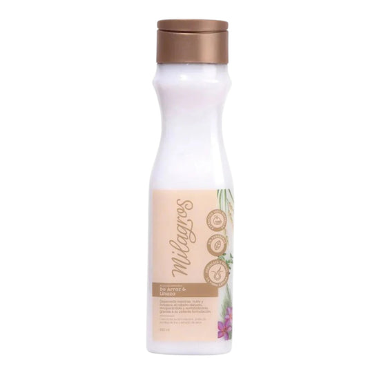 ACONDICIONADOR ARROZ Y LINAZA MILAGROS 400ML