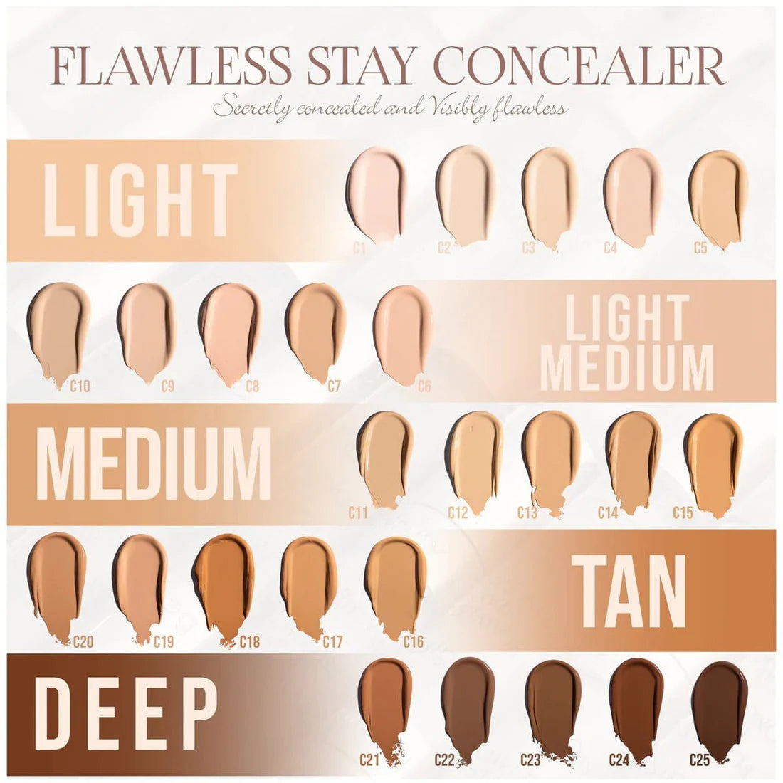 CORRECTOR FLAWLESS STAY DE BEAUTY CREATION 8G