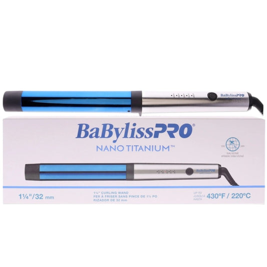 RIZADOR CURLING WAND BaBylissPRO - NANO TITANIUM