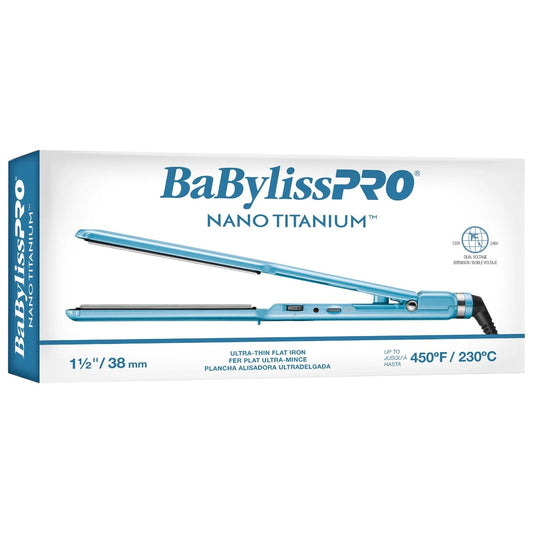 PLANCHA ULTRA THIN FLAT IRON 38MM BaBylissPRO - NANO TITANIUM