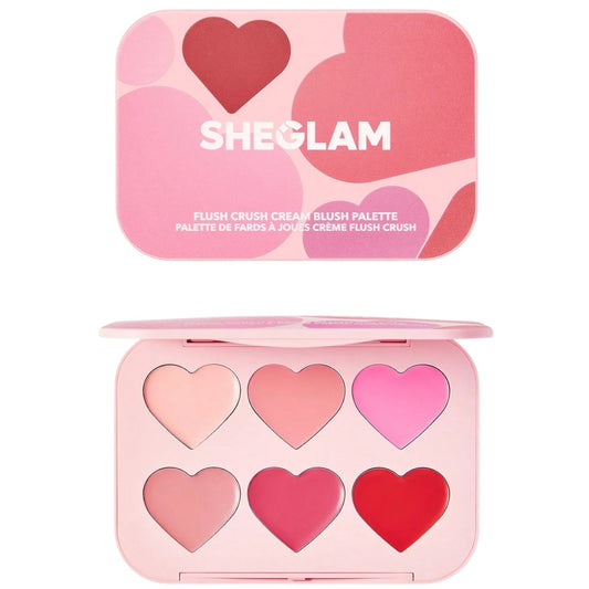 SHEGLAM FLUSH CRUSH CREAM BLUSH PALETTE