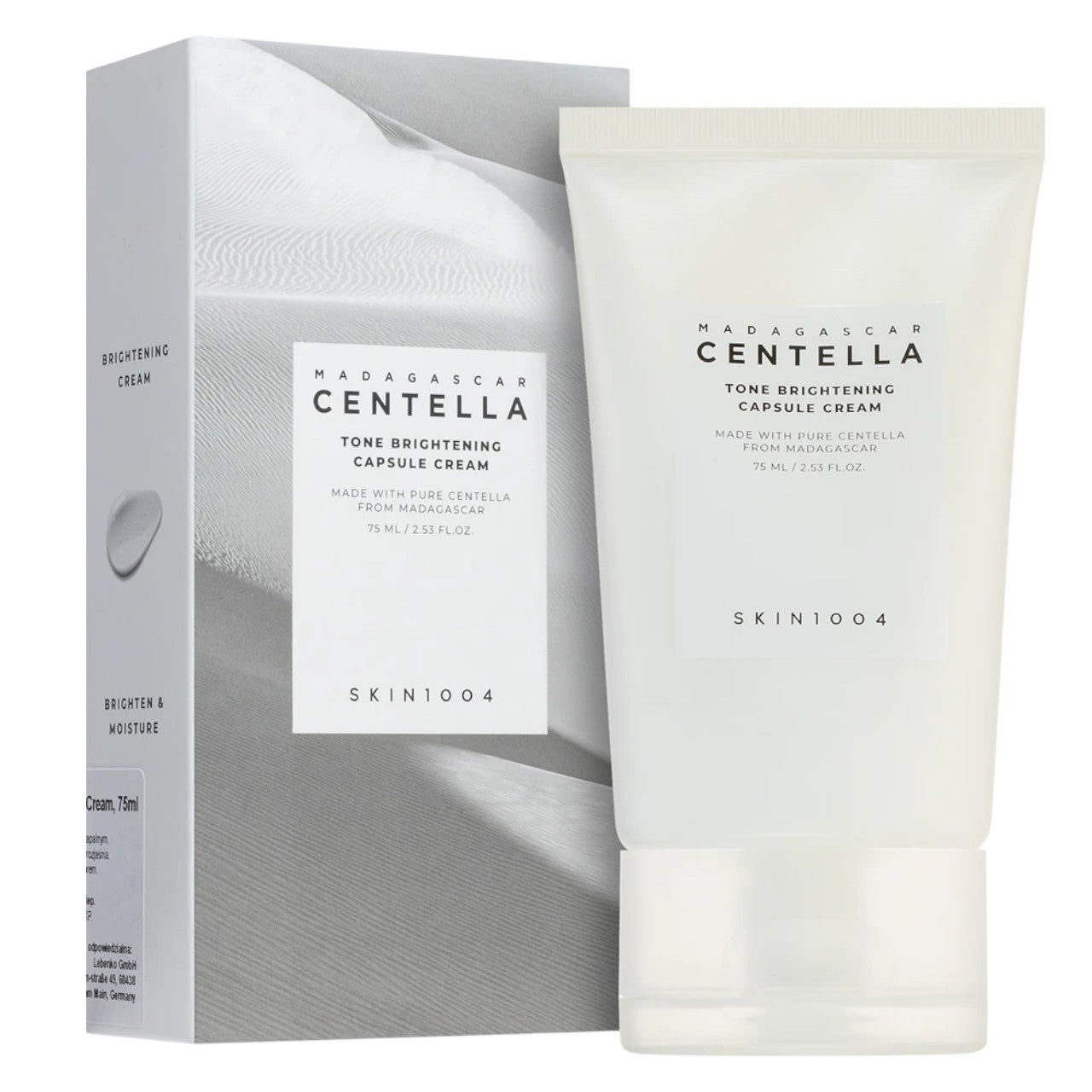 CREMA DE CAPSULA ILUMINADORA DE TONO CENTELLA MADAGASCAR SKIN1004